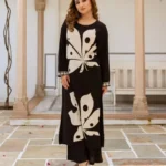 Black Kurti Plazo Set