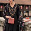 Black Kurti Pant Set With Dupatta