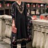 Black Kurti Pant Set With Dupatta