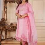 Designer Anarkali Pant Suit Set