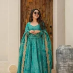 Bandhani Anarkali Kurti Set