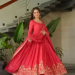 Designer Anarkali Pant Suit Set