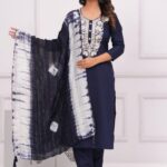 Chinon Silk Fabric Kurti Set