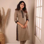 Light Brown Kurti With Pant 