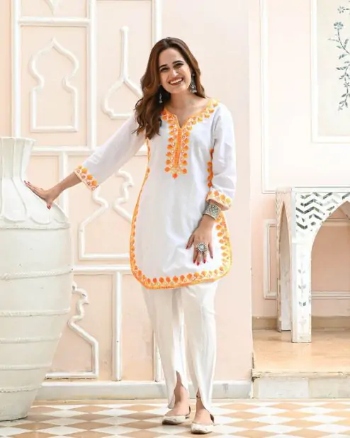 Kurti With Tulip Pant