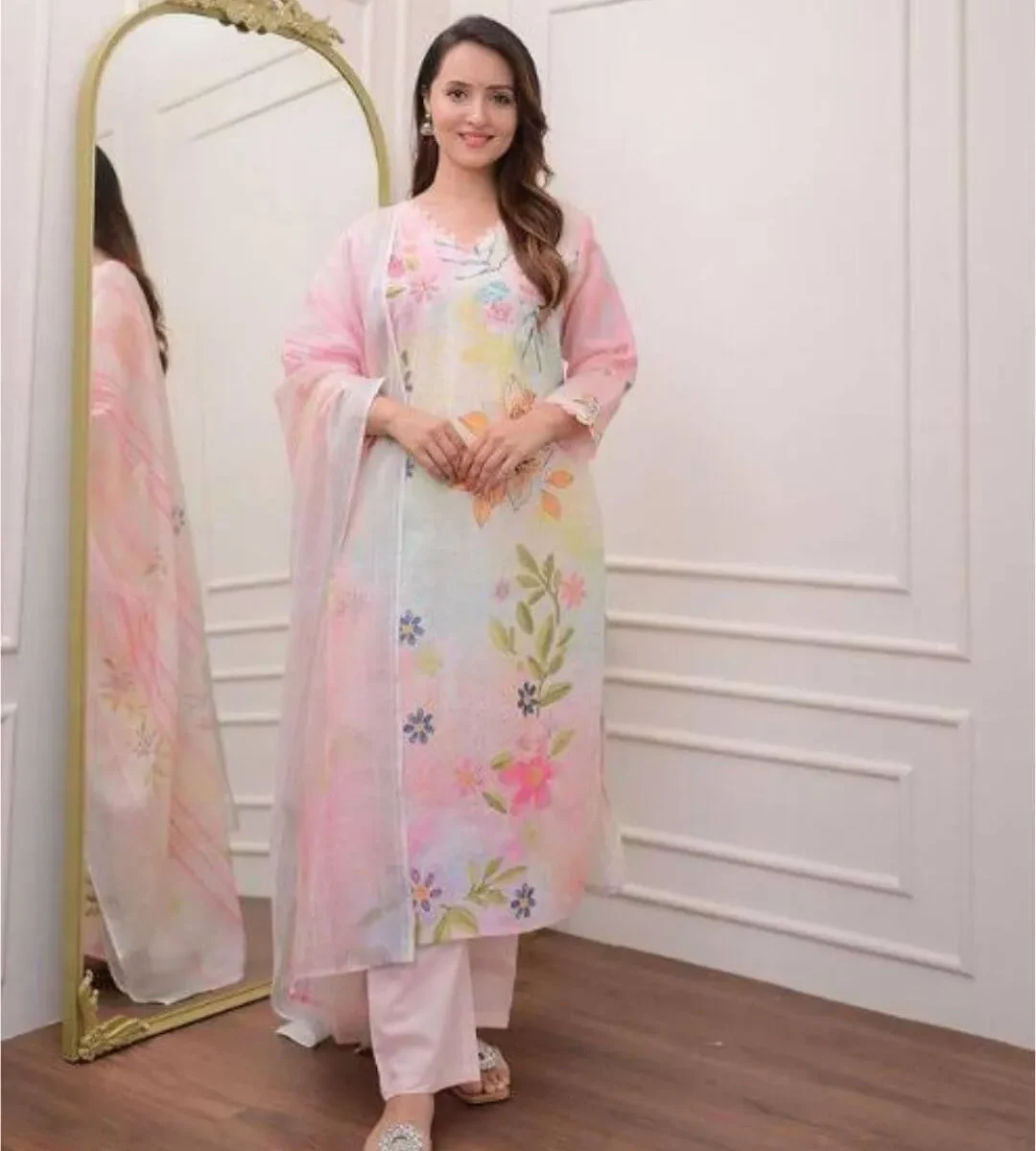 Linen Cotton Kurti For Women