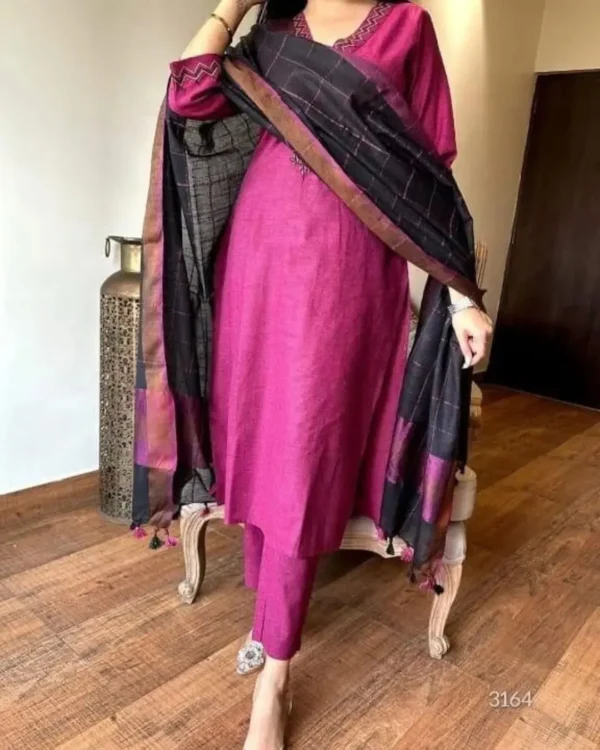 Linen Cotton Suit Set