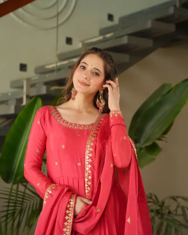 Designer Anarkali Pant Suit Set