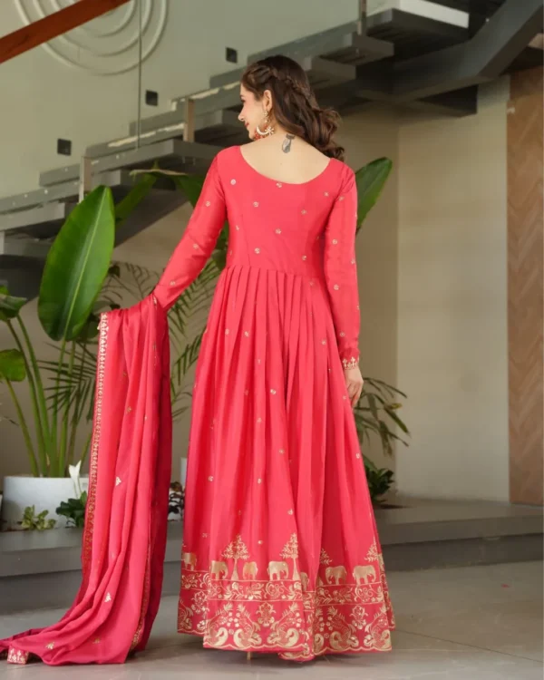 Designer Anarkali Pant Suit Set