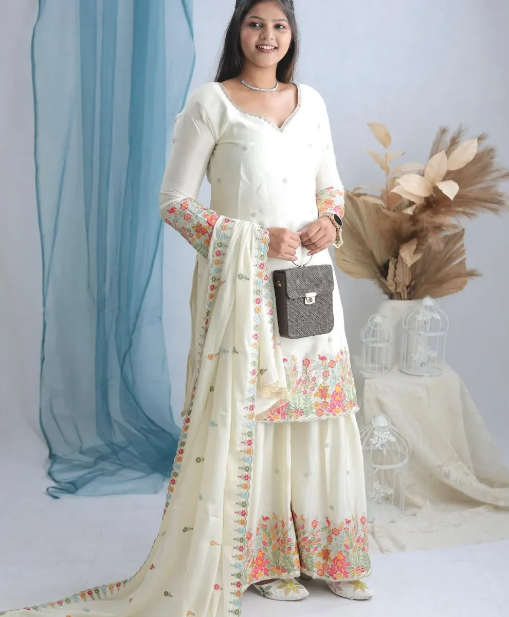 Sharara With Short Kurti