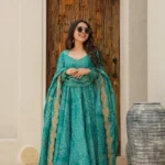 Bandhani Anarkali Kurti Set