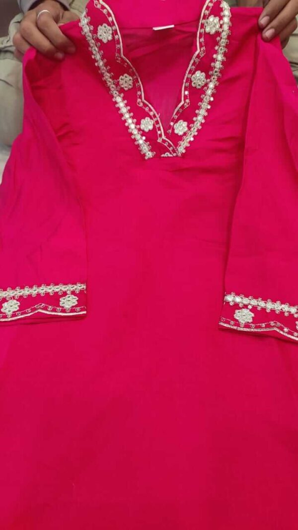 Pakistani Cutwork Kurti Set