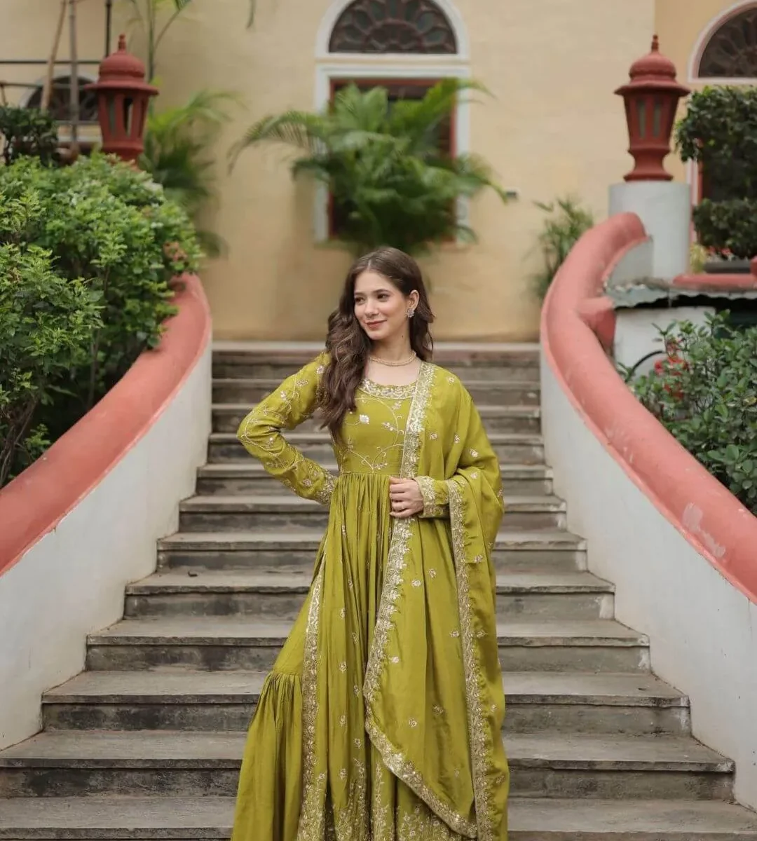 Chinon Party Wear Suit Set