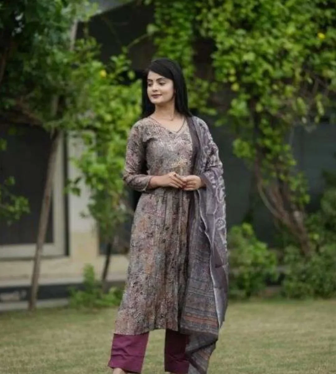 Modal Silk Kurti Set ​