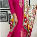 Banana Silk Kurti Pant Set