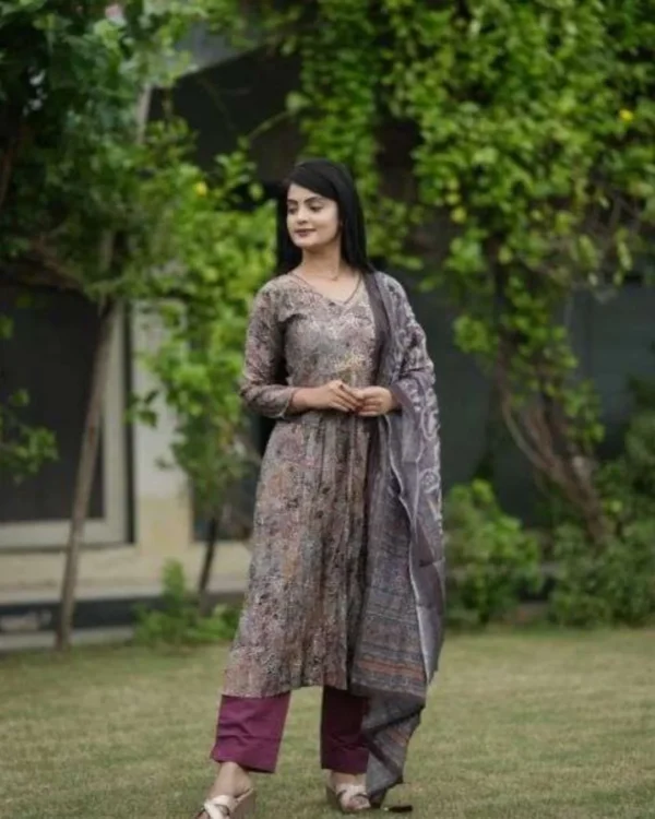 Modal Silk Kurti Set ​