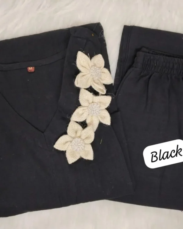 Black Palazzo Pant With Kurti​