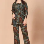 Silk Blazer Style Co-Ord set
