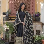 Georgette Black Embroidery Suit Set