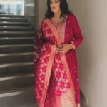 Banana Silk Kurti Pant Dupatta Set