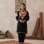 Black Imported Floral Print Co-Ord Set