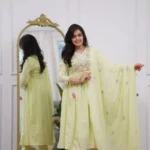 Cotton Printed Anarkali Kurti​ Set