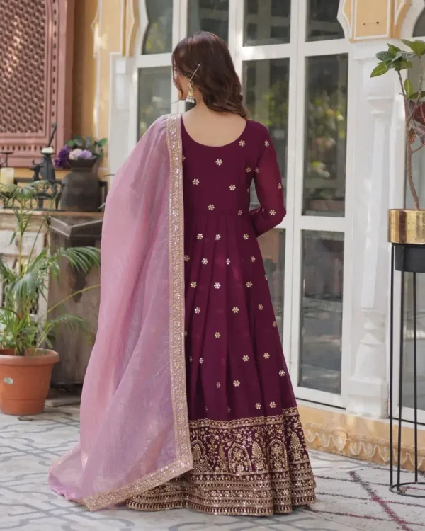 Georgette Anarkali Suit Set