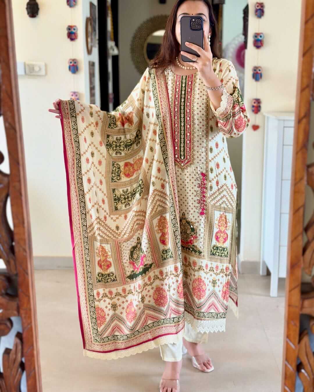 Digital Printed Pakistani Suit Set