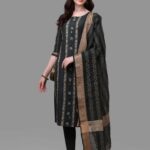 Green Cotton Kurti Palazzo Set