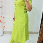 Light Green Colour Kurti With Pant Set​