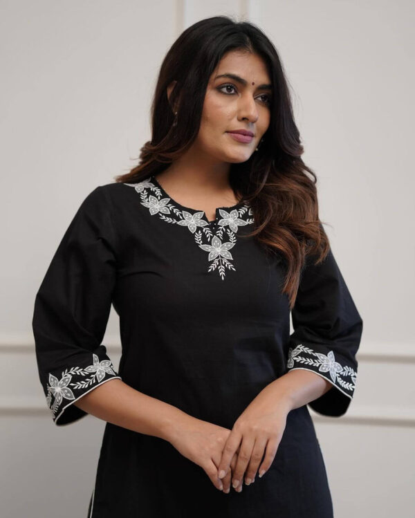 Black Palazzo Pant With Kurti​