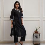 Black Palazzo Pant With Kurti​