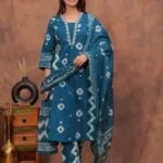 Printed Cotton Suit Set