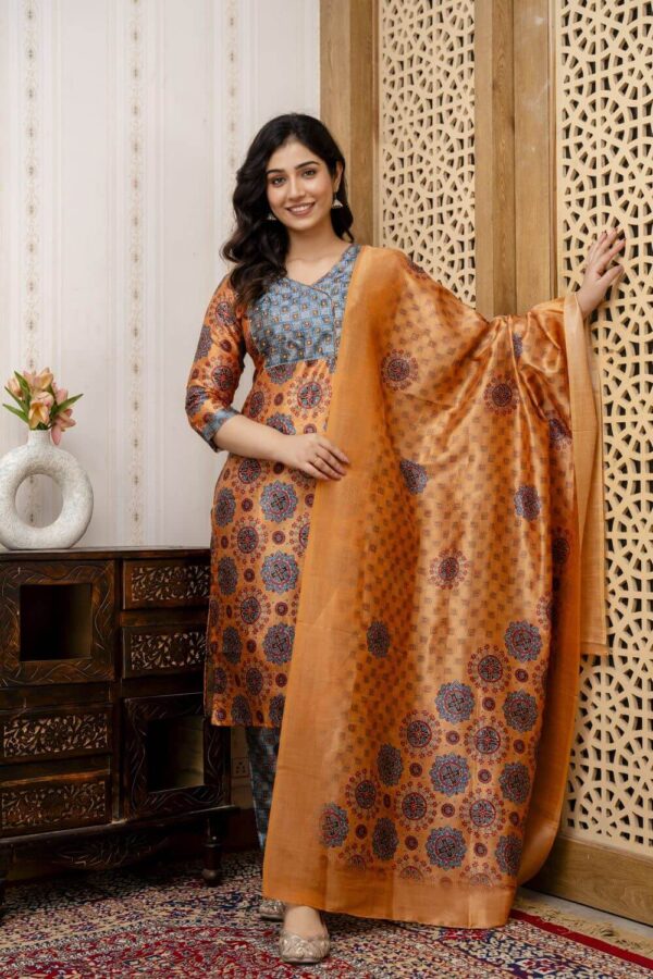 Party Wear Manipuri Silk Suit Set