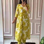 Office Wear Cotton Kurti Pant Set