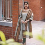 Green Cotton Suit Set