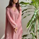 Pink Georgette Suit Set