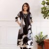 Black Rayon Kurti Pant Set​