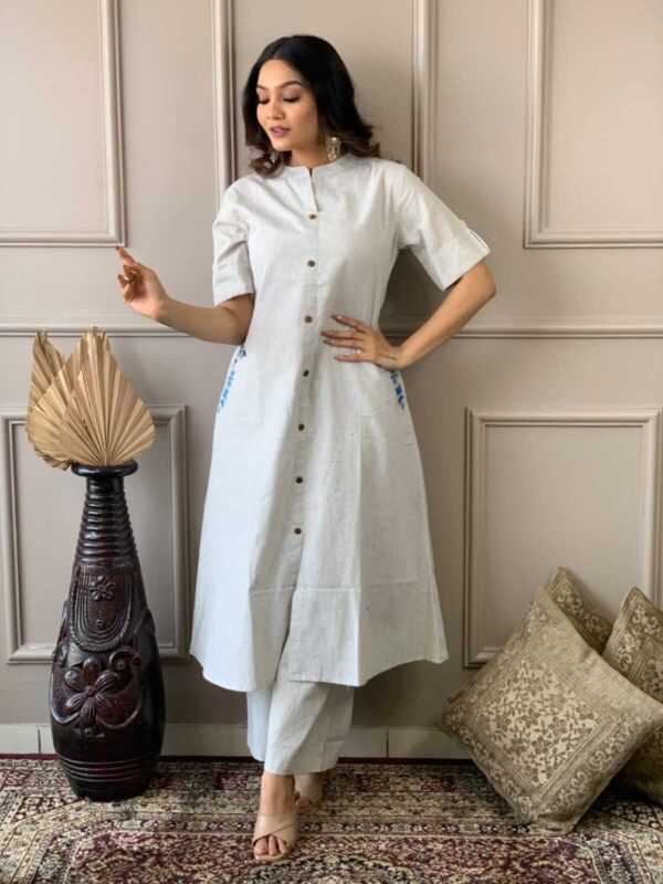 South Cotton Kurti With Palazzo Set