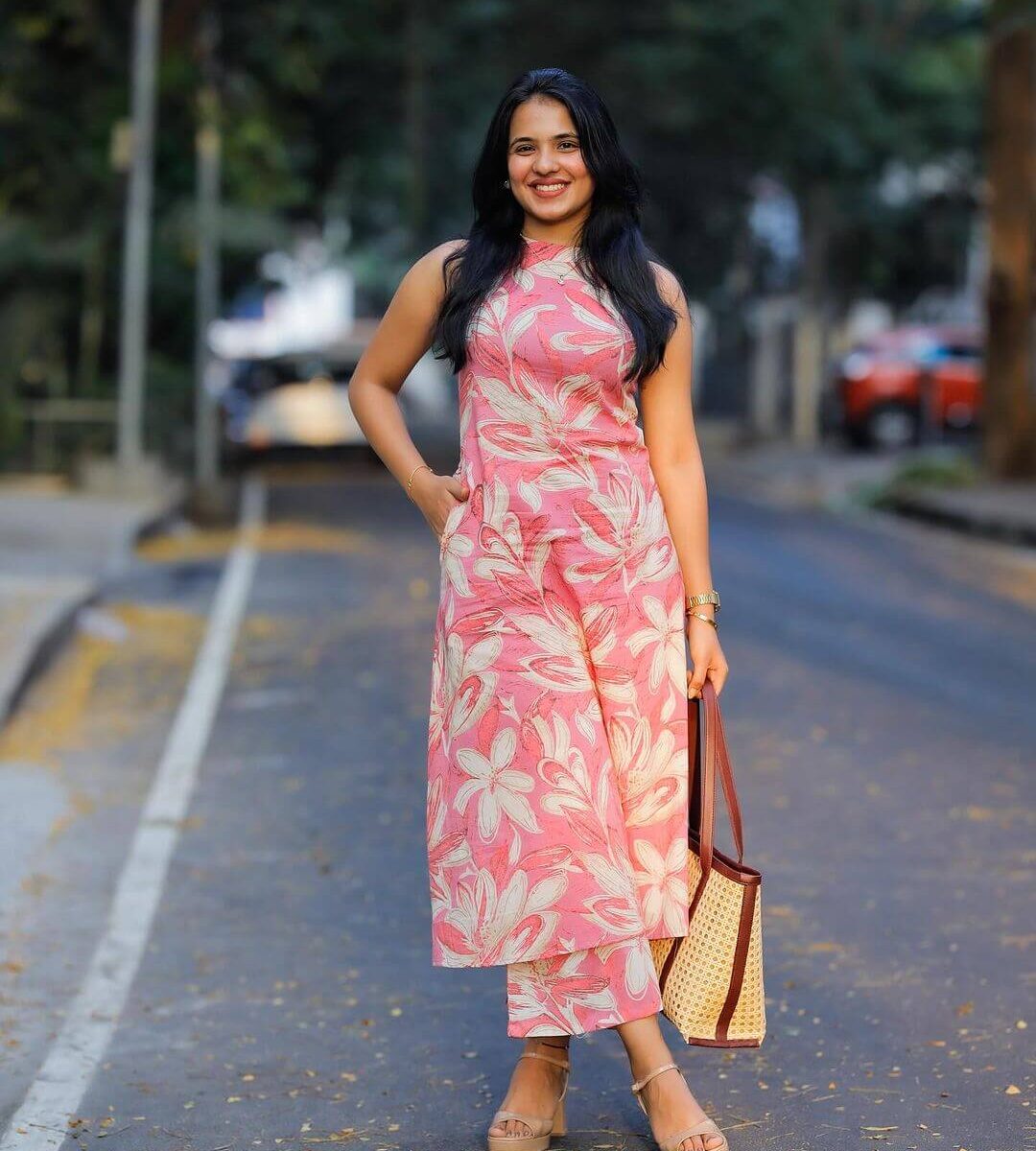 Light Purple Sleeveless Kurti With Palazzo