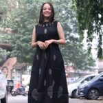 Sleeveless Black Kurti With Palazzo​ Set