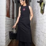 Black Formal Kurti For Office Wear