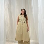 Floral Print Sleeveless Kurti With Palazzo