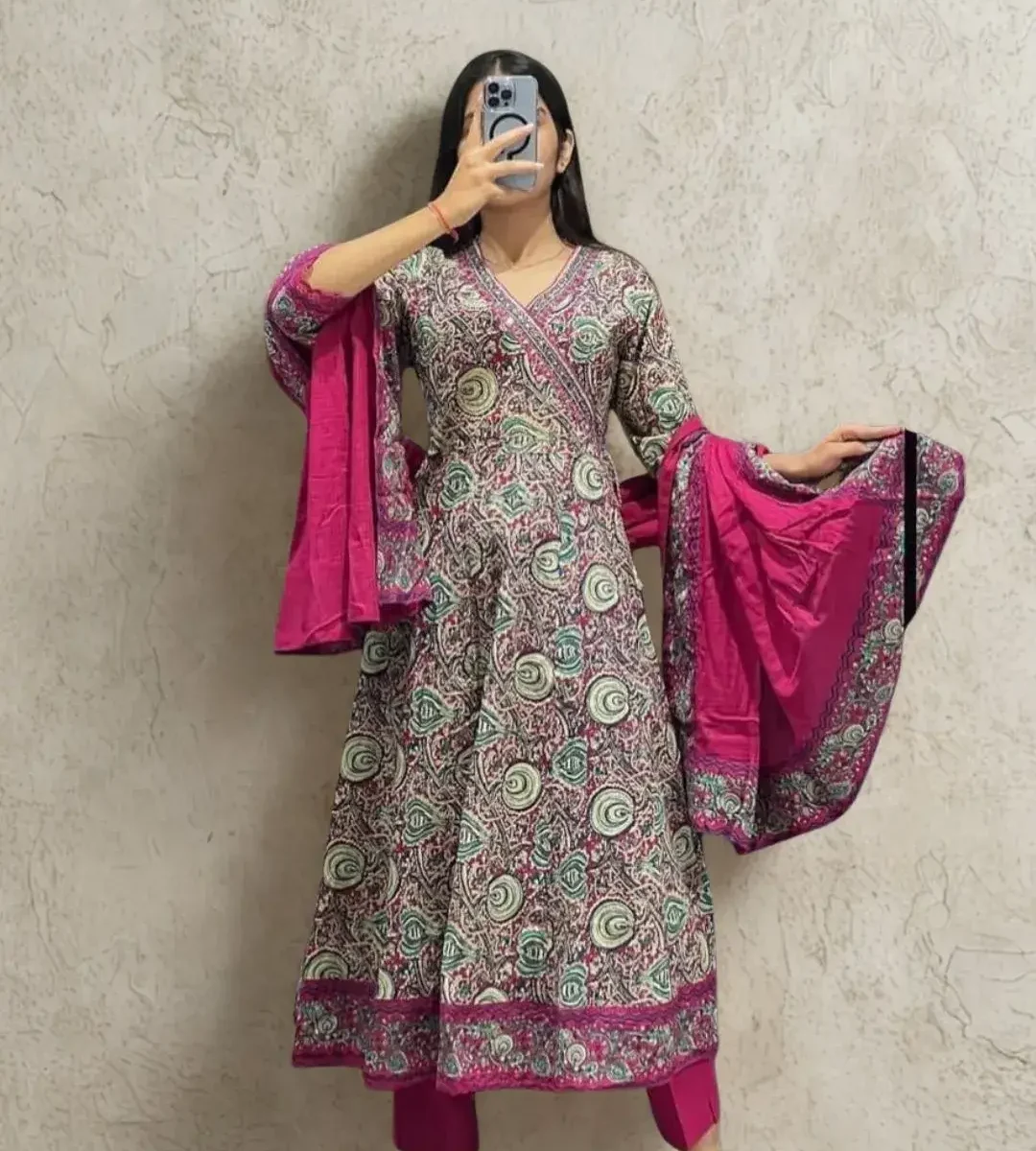 Cotton Floral Print Suit Set (3)