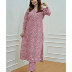 Cotton Printed Kurti With Pant Set​