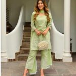 Light Green Chikankari Embroidered Kurta Set