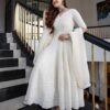 White Chikankari Work Kurti Pant With Dupatta