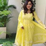 Lemon Yellow Kurti Pant Dupatta Set