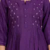 Purple Afghani Salwar With Kurti