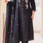 Cotton Black Suit For Women